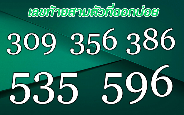 ต้วเลข309,356,386,535,596