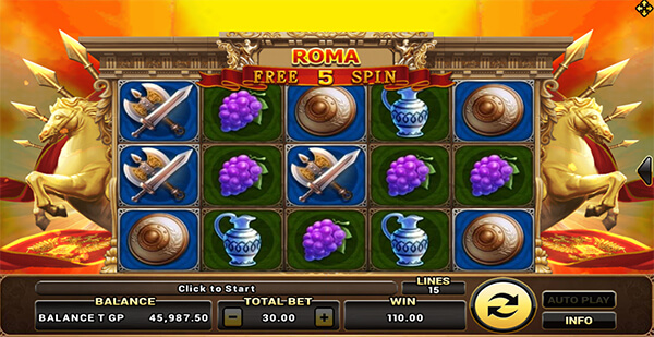 ฟรีสปิน Roma Slot